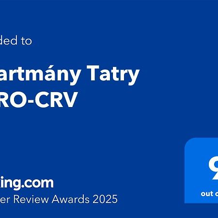 Apartmany Tatry Euro-Crv Nová Lesná Εξωτερικό φωτογραφία
